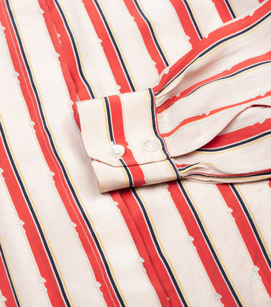 Celine shirt: Red / White